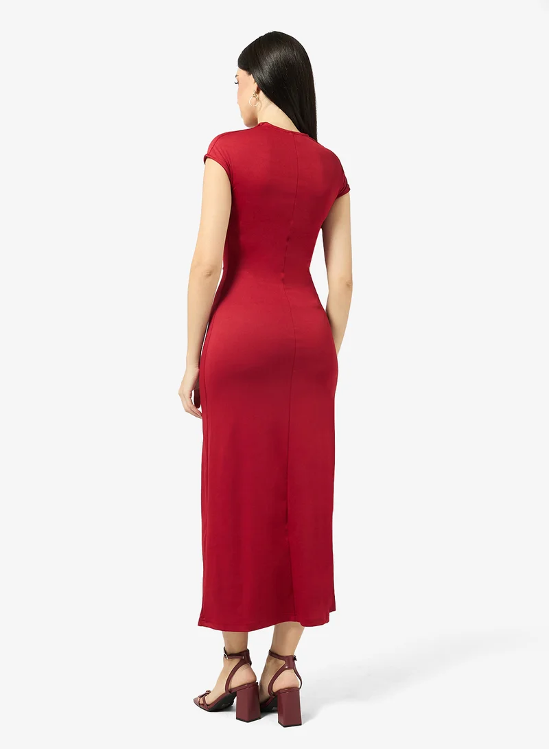ايلا Cowl Neck Draped Dress